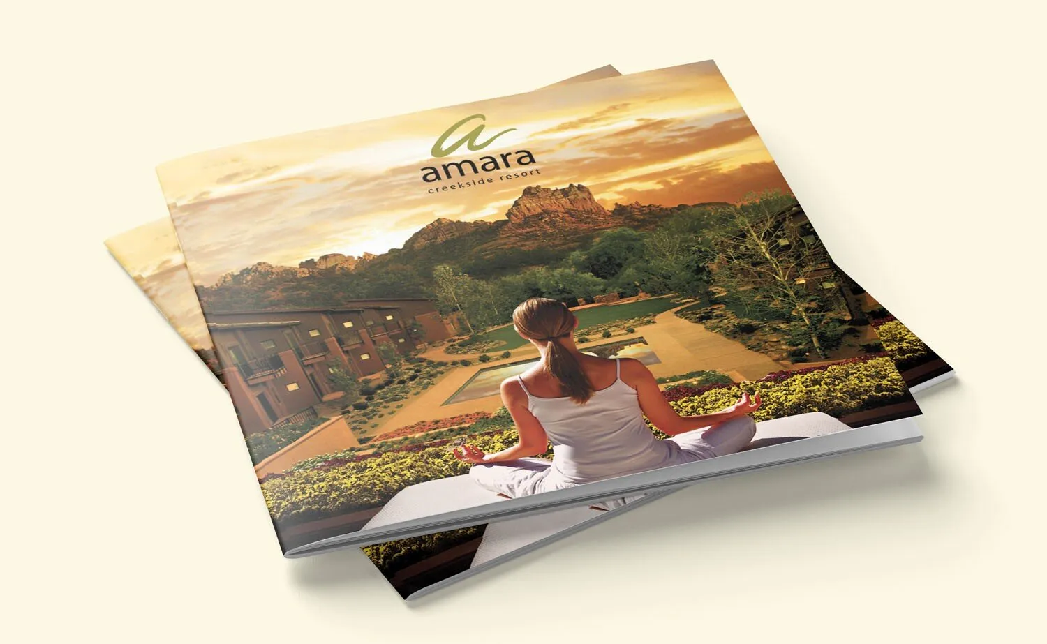 Graphic Design. Amara Resort booklet cover
