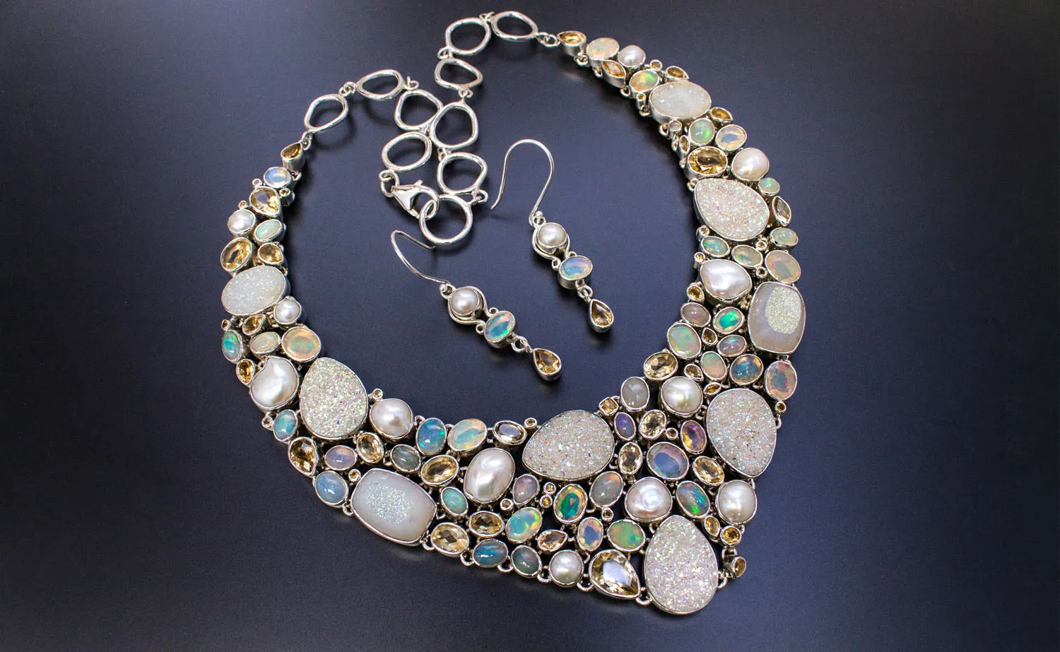 Product Photography. Touchstone Gallery Opal Necklace