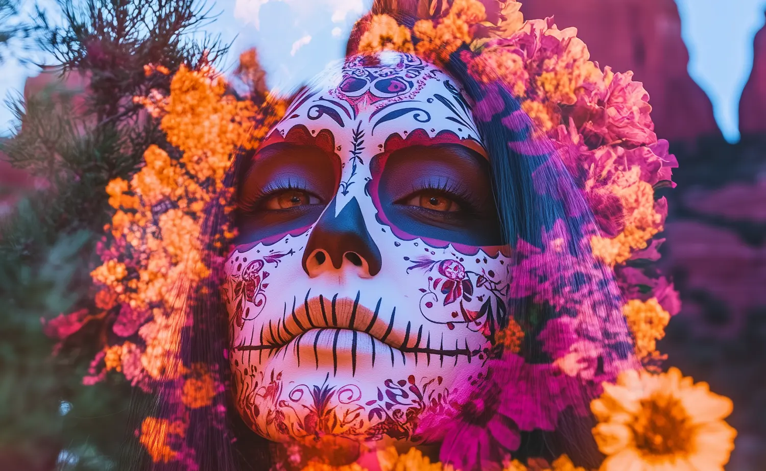 Dia de los Muertos Sedona art